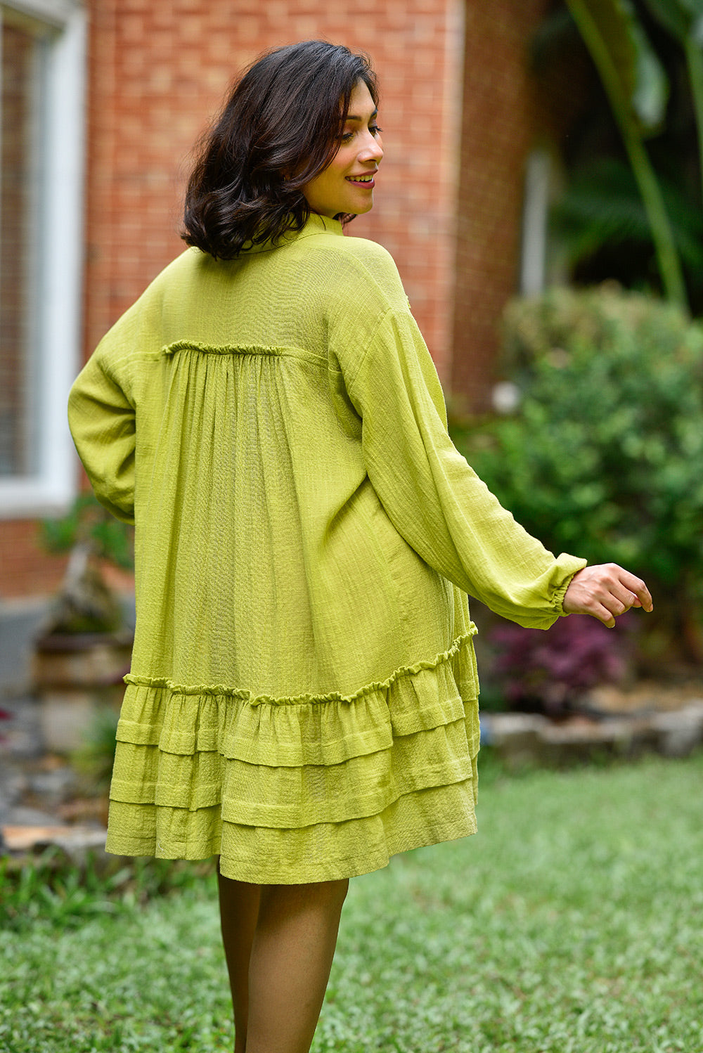 Lime Green Carefree Dress